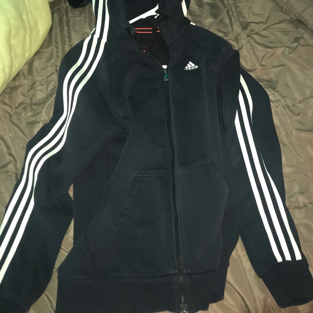 black adidas hoodie